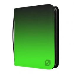 CARTABLE DE CARTES - PORTFOLIO VERT ET NOIR EVORETRO AVEC FERMETURE ÉCLAIR 3X3 POUR 216 CARTES À COLLECTIONNER